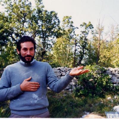 Fulvio Affatati a Carsiana nel 1987